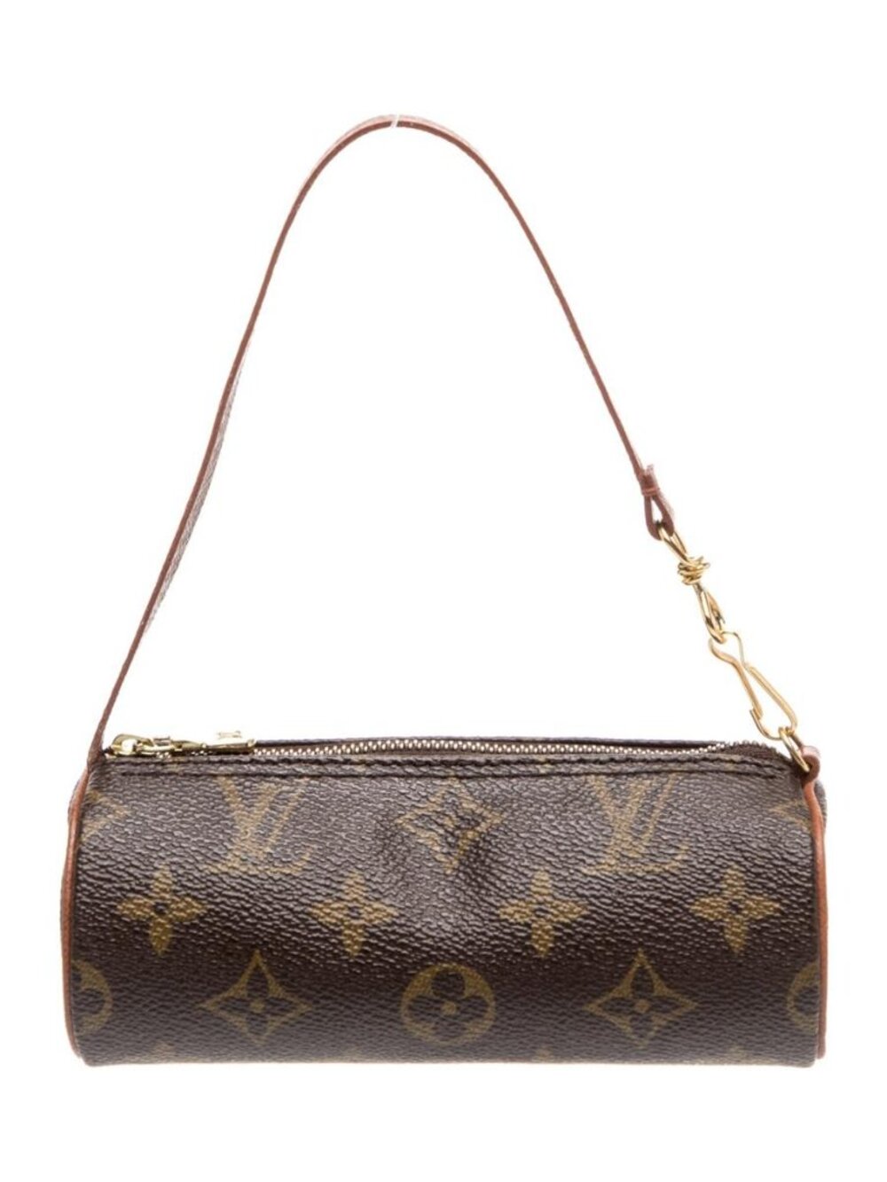 Louis Vuitton Papillon Pochette Brown Monogram Canvas Shoulder Bag